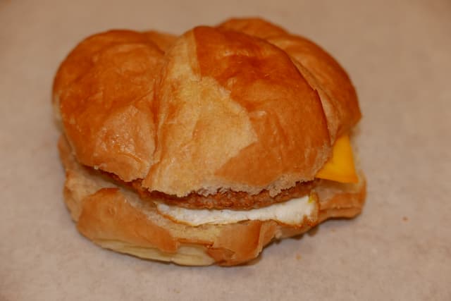 Sausage Cheese Egg Sandwich